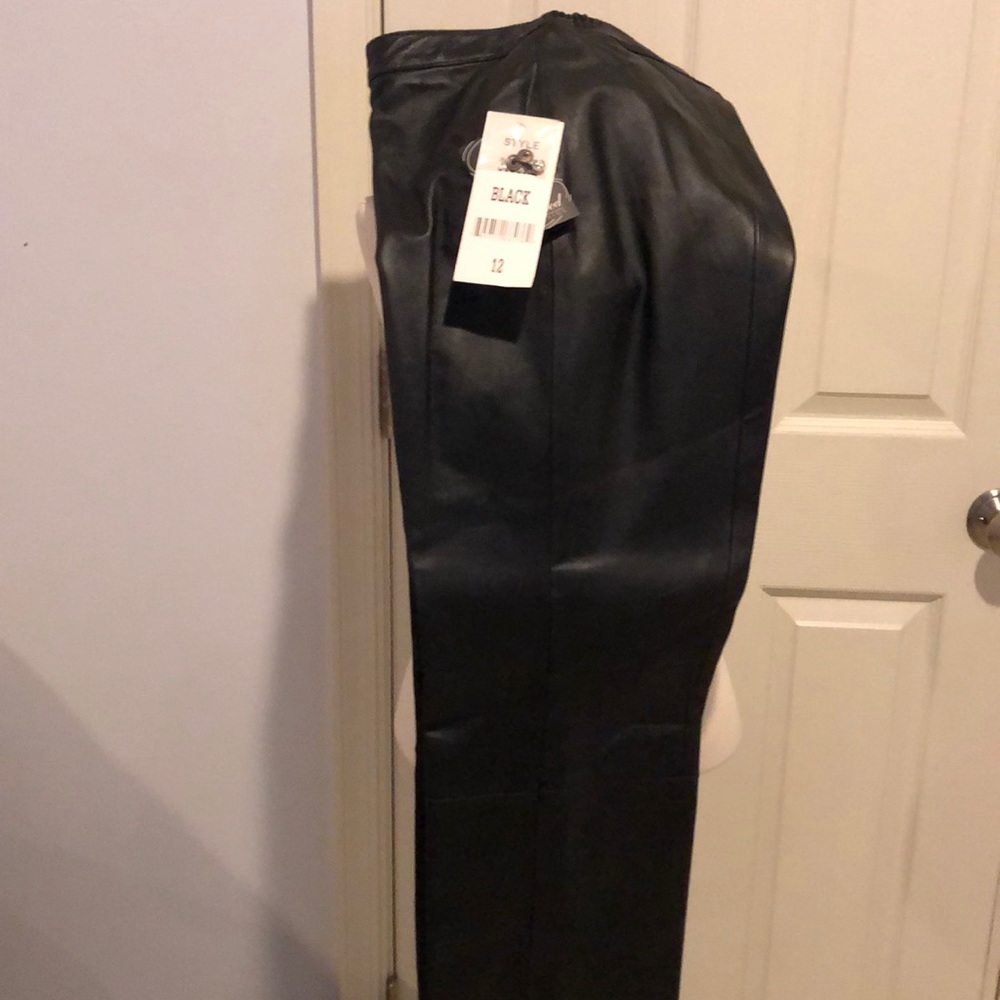 Leather pants!